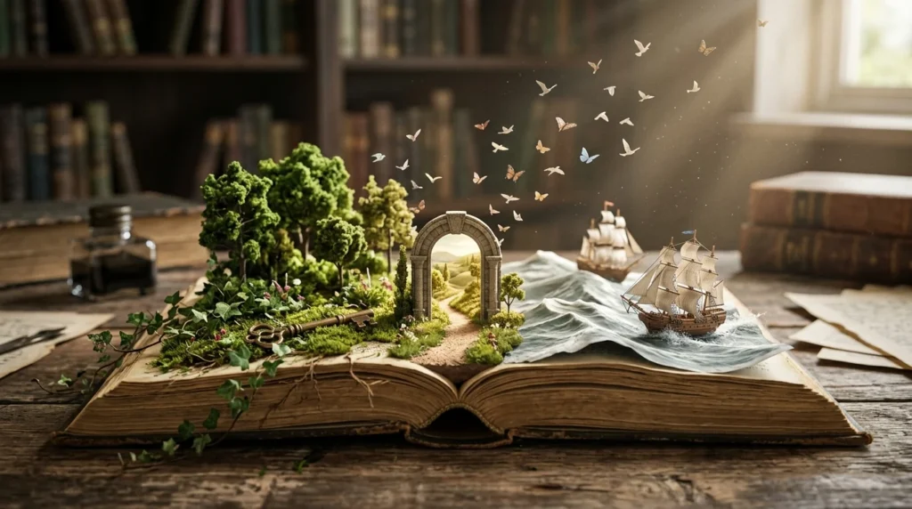 similes for a book